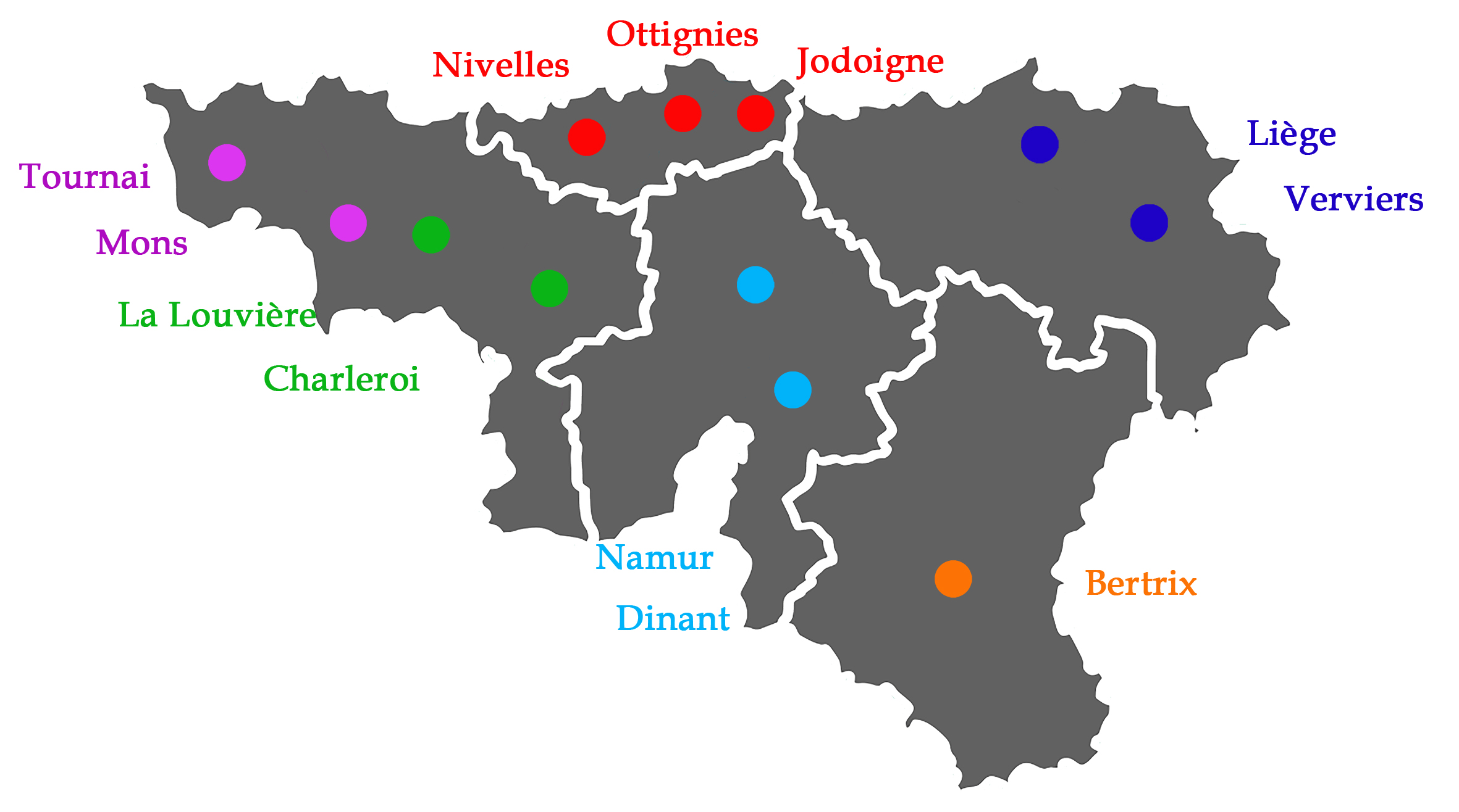 Groupes de Paroles de Similes Wallonie