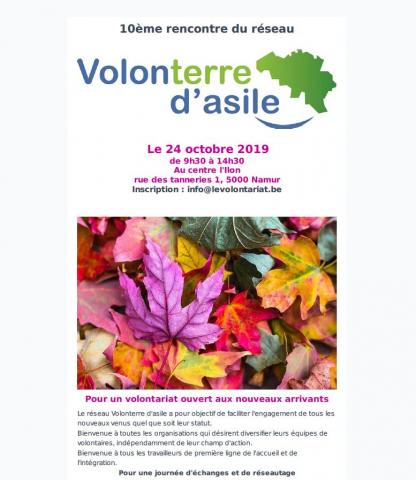 Invitation journée d'étude Volonterre d'asile