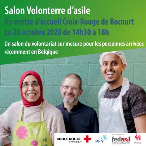 Salon Volonterre d'Asile, un salon du volontariat sur mesure pour les personnes arrivées récemment en Belgique
