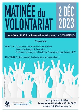 Matinée volontariat Namur