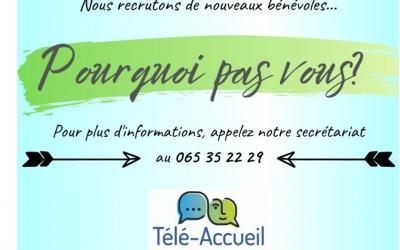 Devenez bénévoles à Télé-Accueil Mons-Hainaut !